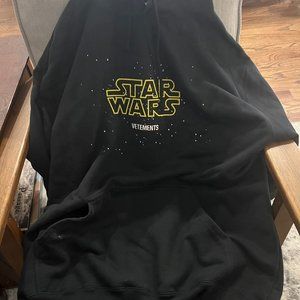 Vetements Star Wars collaboration limited edition  black hoodie  Unisex
